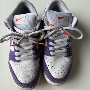 Nike Dunk SB low court purple & white